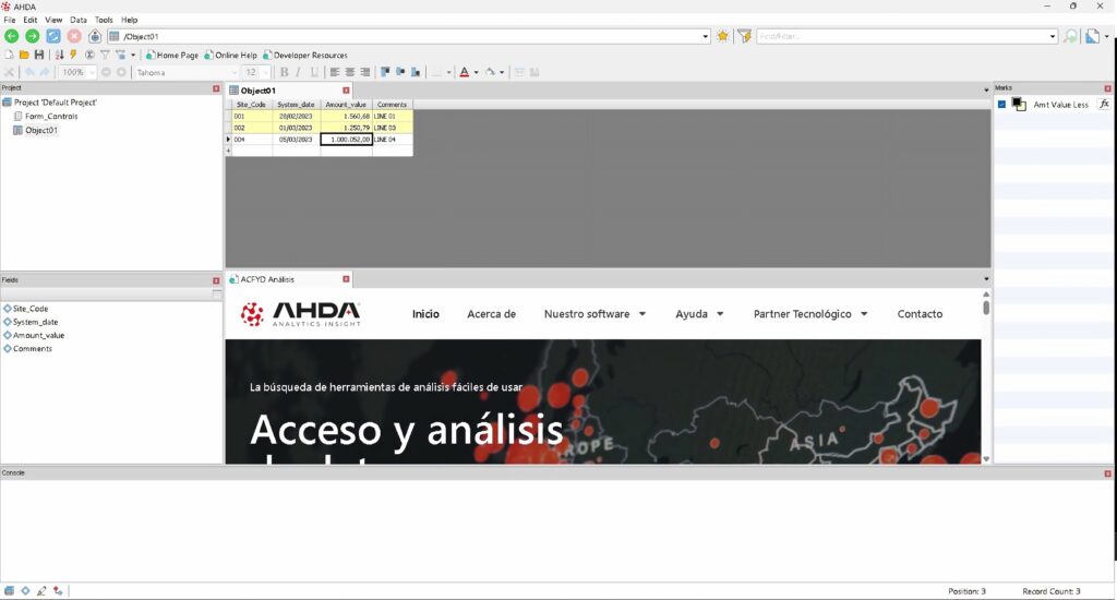 Por qué elegir AHDA Analytics Insight ® - ACFYD Análisis